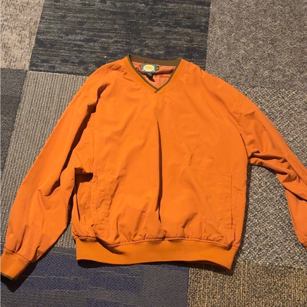 Cabela's Orange V-Neck Pullover